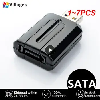 1~7PCS Usb 3.0 Esata Adapter עמיד USB 3.0 ל-HDD SATA במתאם חיבור קל בהעברת נתונים במהירות גבוהה Usb 3.0 Esata