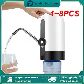 1~8PCS חשמלי מתקן המים משאבת מים אוטומטיים בקבוק משאבה USB לטעינה משאבת מים אחד ClickSwitch לשתות משאבה