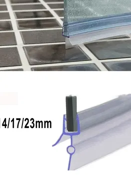 2pcs רב גודל איטום רצועת גומי רצועת זכוכית מכונת כביסה מקלחת הדלת רצועת PVC חומר זכוכית הדלת התחתונה התפר שירותים, בלי רעש