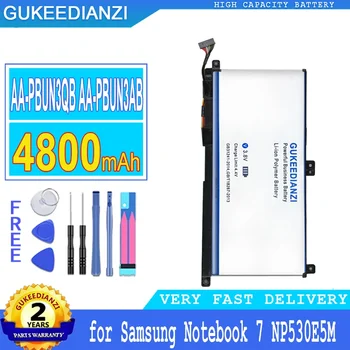 4800mAh GUKEEDIANZI סוללה AA-PBUN3QB AA-PBUN3AB עבור Samsung Notebook 7 Notebook7 NP530E5M NP800G5M NP740U5L כוח גדול Bateria