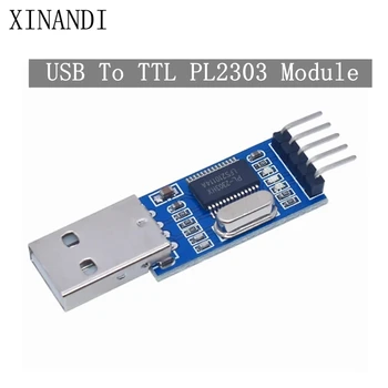 PL2303 USB RS232 TTL ממיר מתאם מודול עם אבק הוכחה לכסות PL2303HX