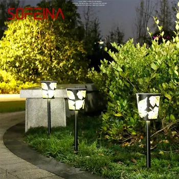 SOFEINA חיצונית הדשא אור יצירתי השמש אטימות IP65 LED גן מודרני לבית המנורה