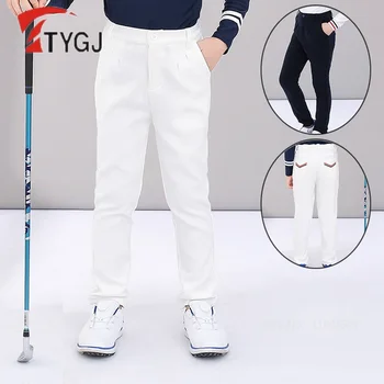 TTYGJ בנים גולף, מכנסיים ארוכים ילדים רצועת גומי ספורט מכנסיים ילדים בכיס האחורי ישר מכנסיים חיצונית מקרית טריינינג