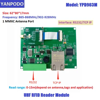 Yanpodo UHF RFID קטנים מודול קורא TTL/RS232/USB/TCP IP ממשק 0-15 מטר זמן לקרוא טווח עם חינם SDK עבור ערכת מערכת Embedded