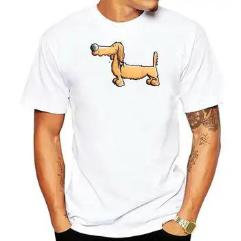 אדום תחש ד ackel הכלב teckel קומיקס mens 5050 חולצה מותאמת אישית חולצת טריקו S-XXXL אותיות כושר אופנה קיץ סגנון חולצה מגניבה