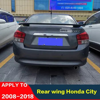 אוניברסלי ספוילר עבור הונדה סיטי 2008-2018 באיכות גבוהה חומר ABS צבע המכונית אחורי הכנף האחורית ליפ ספוילר אחורי סנפיר הזנב ספורט