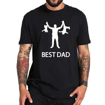 האבא הטוב חולצה מצחיק עיצוב אבא יום חולצת טי 100% כותנה אופנה מתנה טי