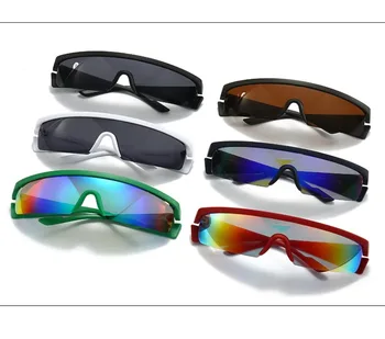 חדש Y2K משקפי שמש לגברים חיצונית, רכיבה על אופניים נסיעות נהיגה מקוטב משקפי שמש צבעוניים עדשות משקפי שמש של האישה, משקפי ספורט