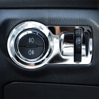 מכוניות מתג כפתור קישוט כרום לקצץ מדבקה מתאימה שברולט Cruze 2009-2015 המכונית-סטיילינג
