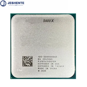 מקורי חדש 1שנה אחריות על AMD Ryzen 5 5600X R5 5600X 3.7 GHz 6Core 12Thread המעבד 7NM65W L3=32M 100-000000065 AM4