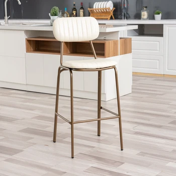 סקנדינבי מינימליסטי המטבח כסאות בר מבטא גבוהה מינימליסטי ברזל כסאות בר למסיבות Banqueta אלטה פארא Cozinha רהיטים XT