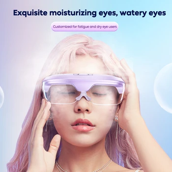 עיניים חדשות לעיסוי טיפול עיניים מכונת ערפל חימום עבור נפוח ויבש העיניים עיגולים כהים העין זן שינה משופרת טיפול עיניים לעיסוי