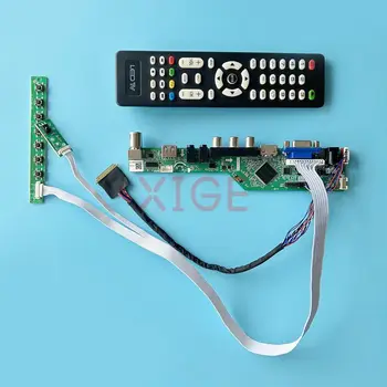 על LTN133AT23 LTN133AT27 LCD נהג בקר הלוח ערכת DIY נייד מטריקס טלוויזיה אנלוגי 13.3