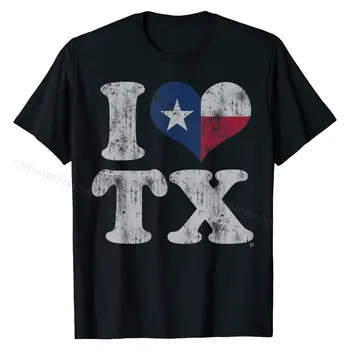 רטרו גראנג ' אני אוהב TX דגל חולצת גברים, נשים, ילדים חולצת Slim Fit חולצת כותנה גברים מקסימום חולצה נורמלית
