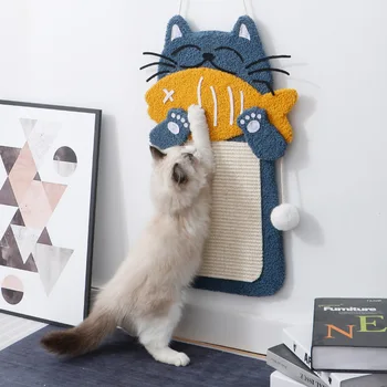 תלוי חתול מגרד משטח הציפורן מטחנת מצחיק ללבוש עמיד משחק אימון צעצועים ציוד לחיות מחמד החתול מגרד מגרד