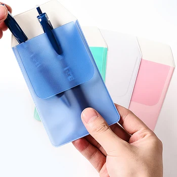 1 מחשב חדש צבעוני PVC כיס מגן דליפת הוכחה עט כיס נייר מכתבים רופאים אחיות התיק עט דליפות המשרד ציוד לבתי חולים
