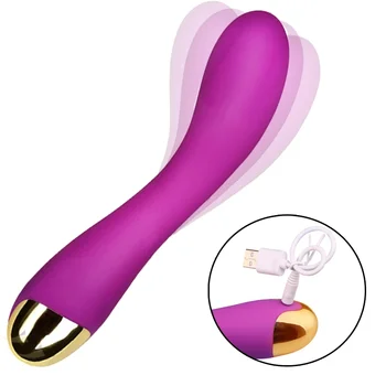 10 מהירות AV ויברטור USB לטעינה אנאלי G ספוט ויברטורים הנרתיק אורגזמה לעיסוי מאונן הדגדגן רוטט תחת צעצוע מין עבור נשים