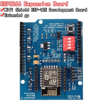 ESP8266 ESP-12E UART אלחוטית WIFI מגן פיתוח לוח Arduino UNO R3 מעגלים לוחות מודולים אחד