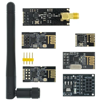 NRF24L01+ 2.4 G wireless העברת נתונים מודול 2.4 GHz NRF24L01 שדרוג גרסה NRF24L01+PA+LNA 1000 מטר GT24 עבור Arduino