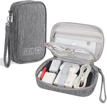 כבל גאדג ' ט שקית אחסון אלקטרוני מארגן כיס נייד Case עבור כבל מטען אוזניות USB SD A7517