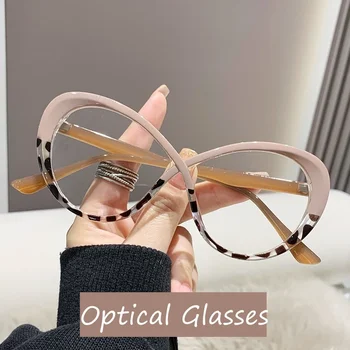סגנון חדש אופטי מחזה משקפיים, גברים נשים אופנה עין חתול משקפי יוקרה אור כחול חוסם את המחשב משקפי שמש לנשים