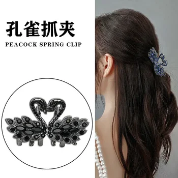 עיצוב עדין קטן קליפ בינוני קוריאני של נשים בחזרה חצי שיער קטנה שיער העליון קליפ קליפ אביזרים לשיער