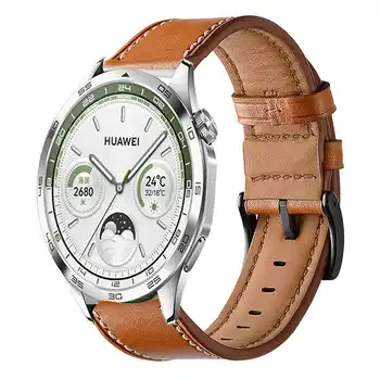 צמיד עור עבור Huawei לצפות GT 4 46mm Smartwatch רצועת להחליף את רצועת שעון עבור Huawei לצפות GT 2 3 46mm צמיד קוראה